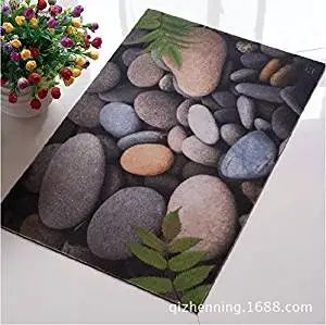 Bedroom mats Kitchen mat Living room floor mats Door mat Print 3D Pebble mats bathroom mats bathroom kitchen doormat door mat, 5080cm