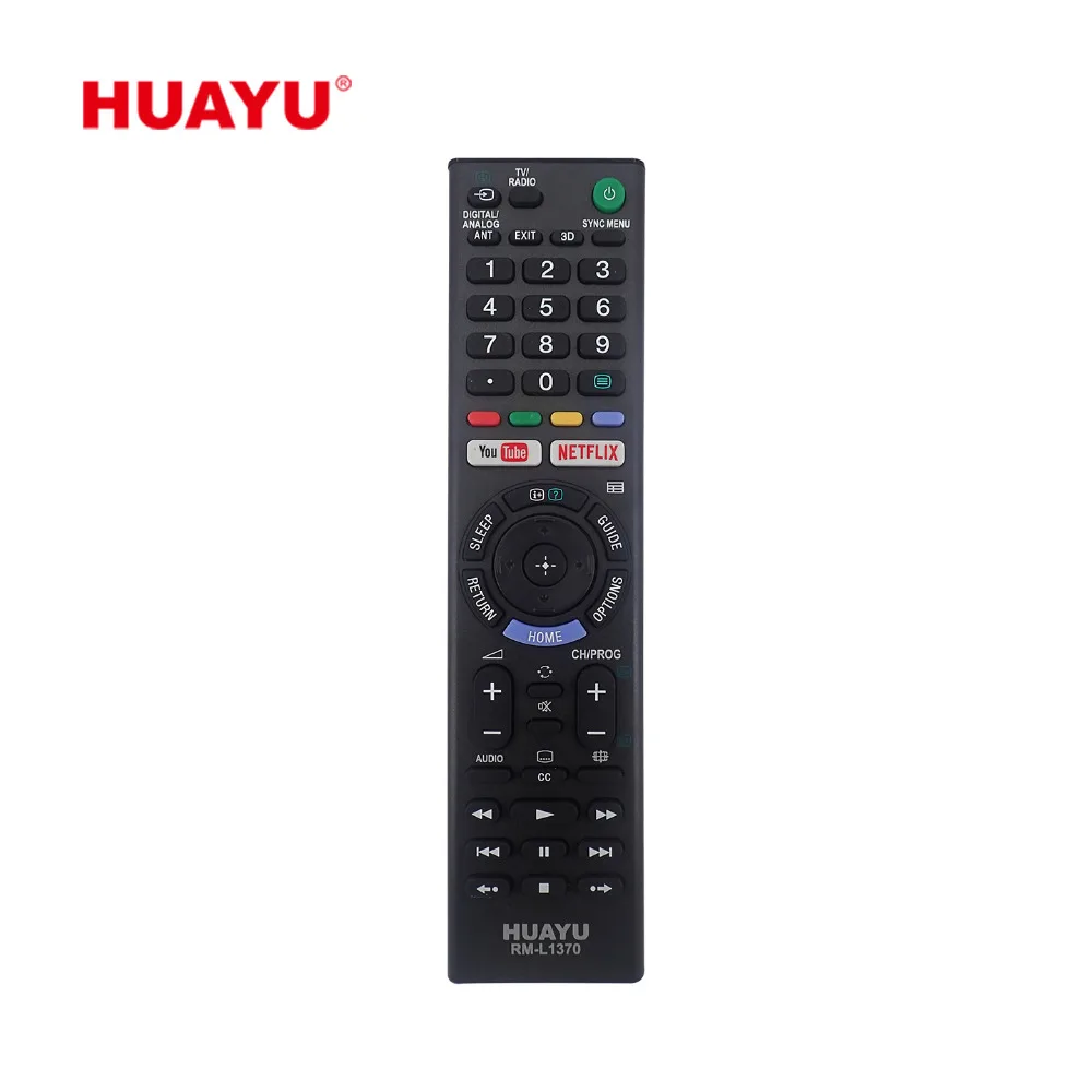 

RM-L1370 use for sony netflix tv remote control, Black