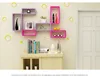clear Acrylic living room wall mounted shelf