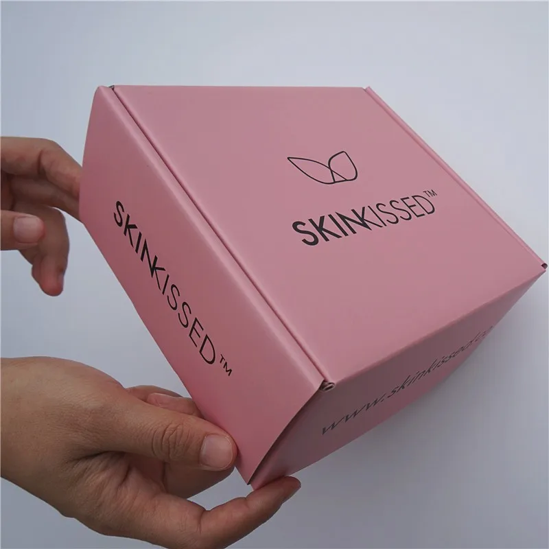 Wholesale Custom Pink Cosmetic Packaging Paper Mailing Box Buy Custom