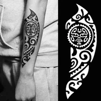 

best selling used with henna cones hand drawn beautiful patterns airbrush tattoo reusable henna stencils