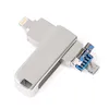 Wholesale high quality low price promotional 2 in 1 otg usb u disk 3.0 for iphone ipod with custom logo