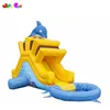 Inflatable children's pool with a slide big-water-slides-prices-for-sale
