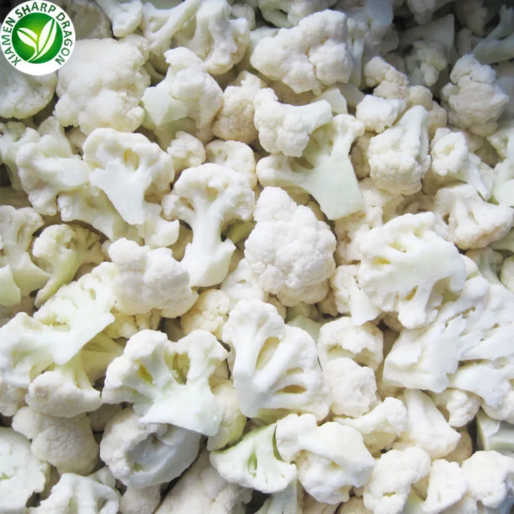 

IQF Export wholesale price bulk frozen cauliflower, Whiet