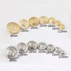 Wholesale Custom Metal Shank Button Suit sew Sewing Military coat blazer fancy army uniform button