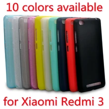Phone Case for Xiaomi Redmi 3 Ultra Slim Fit 0.5mm Soft Transparent or Matte TPU Back Cover for Xiaomi Redmi3