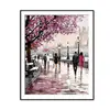 HD Prints Cherry Blossom Tree Landscape Canvas Prints Poster Canvas Wall Art Painting For Home Decor Garden