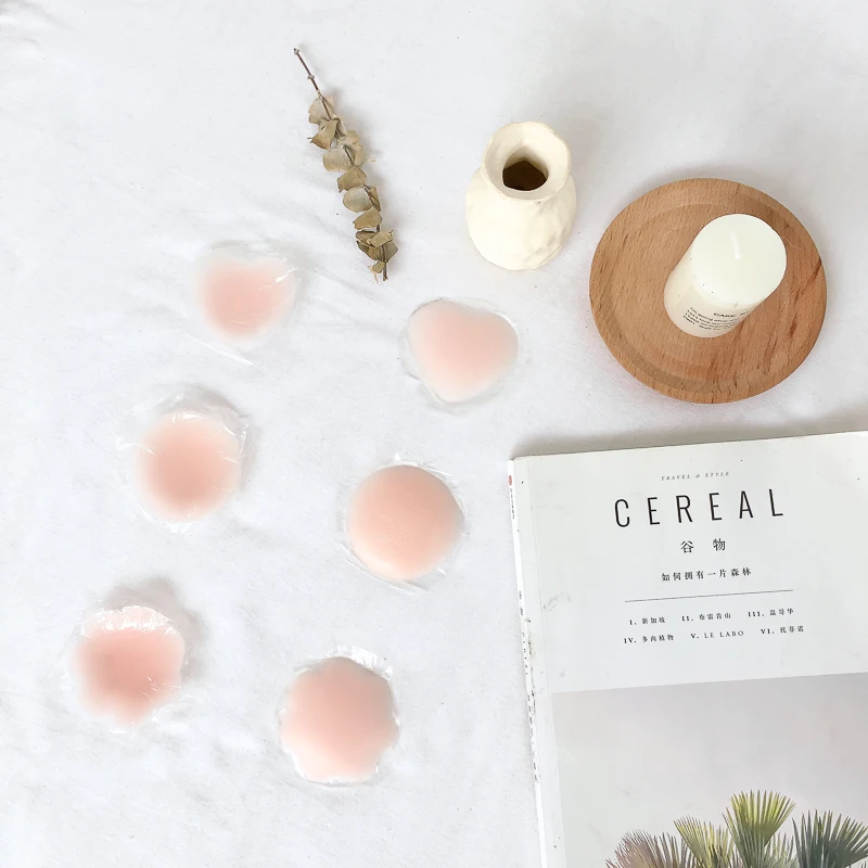 

Thin Pasties - Reusable Adhesive Silicone Nipple Covers, Nude