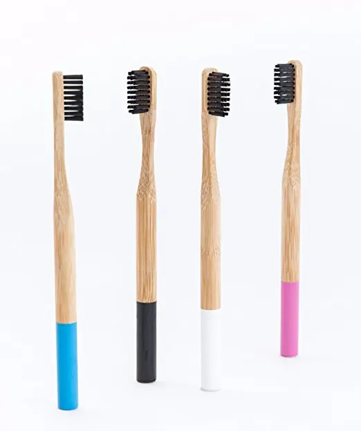 

BPA-Free Nylon Bristles for Natural Dental Care bamboo toothbrush, Nature color