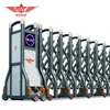 Auto extending gate electric retractable sliding doors with remote control