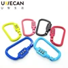 Amazon hot selling zinc alloy code locks-small number 3 digit changeable combination code locks Mountaineering locks UW-A016