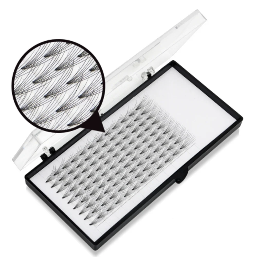 

8D Russian Volume Lashes 0.07mm 0.10mm Eyelash Extensions, Natural black