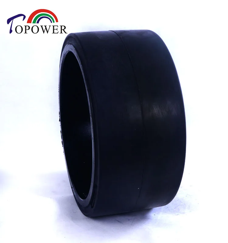 

Milling machine solid tire 36x14x30 with SM pattern, White grey black