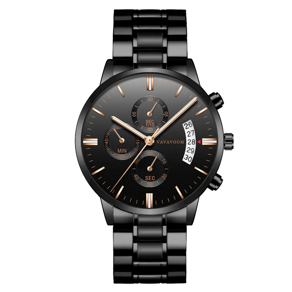 VAVA VOOM Mens Top Luxury Brand Business Man Watch Quartz Wrist Watch Luxury Men's Watch Casual Male Clock Relogio Masclino