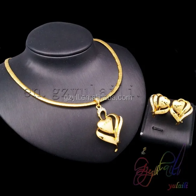 

Dubai gold jewelry set New necklace products Gold plated jewelry set from China