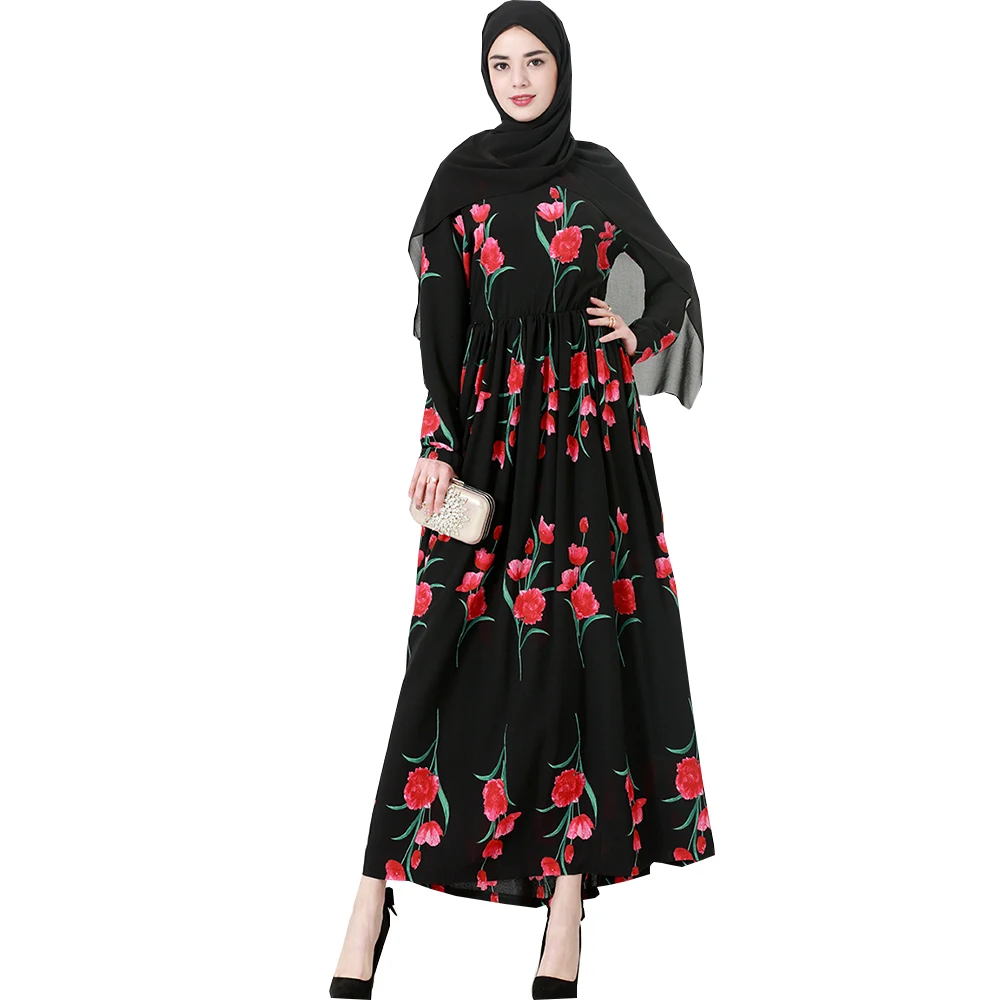 

5080# Hot Girl Muslimah Clothing Woman Xxx Photo Wear Cloth Middle East Arab Arabian Caftan Marocain Dress Muslim, Black/customized