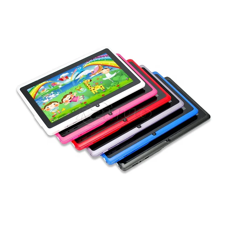 

Cheapest Tablet PC 7 inch Q88 A33 Android 4.4 1024*600 Resolution, Black;white;pink;blue;red