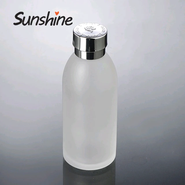 

china supplier make up cosmetics glass 120ml empty bottle for serum