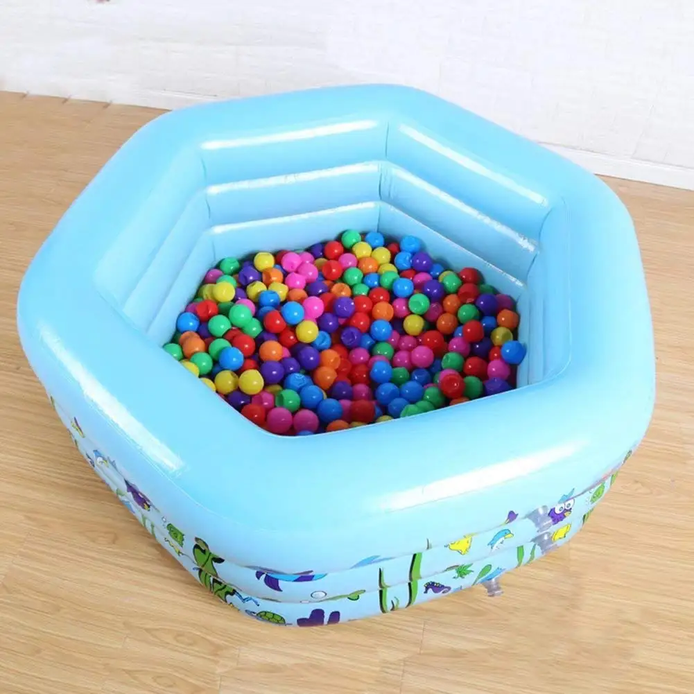 crane hexagon inflatable pool