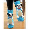 3D Fun Knitting Stuffed Animal Socks cartoon tube kids