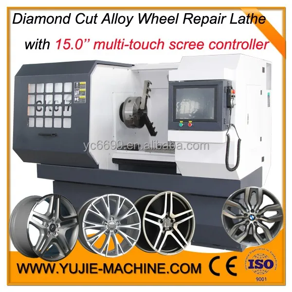 
26inch AWR26 automatic probe wheel and rims repair lathe machine 