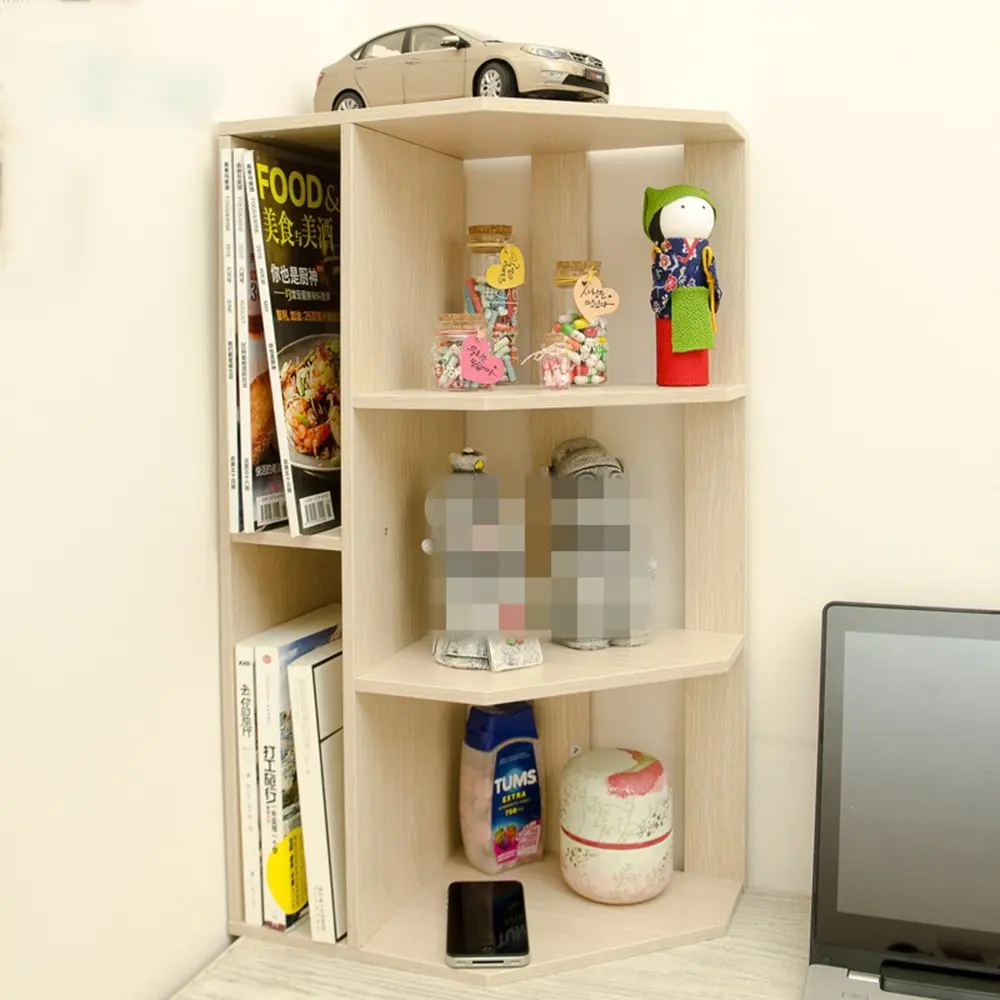 LQQGXL Storage and organization Student desk bookcase creative shelter children's desk simple bookshelf office shelves