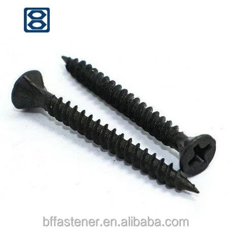 
Carbon Steel Black sheetrock screws phosphated self drive heavy duty plasterboard screws 
