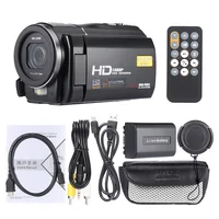 

ORDRO HDV-F5 3.0" Digital Video Camera Camcorder 1080P 24MP 16X Anti-shake DV Rotatable Touch Screen LCD With Remote Controller