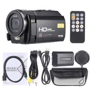 ORDRO HDV-F5 3.0 Digital Video Camera Camcorder 1080P 24MP 16X Anti-shake DV Rotatable Touch Screen LCD With Remote Controller