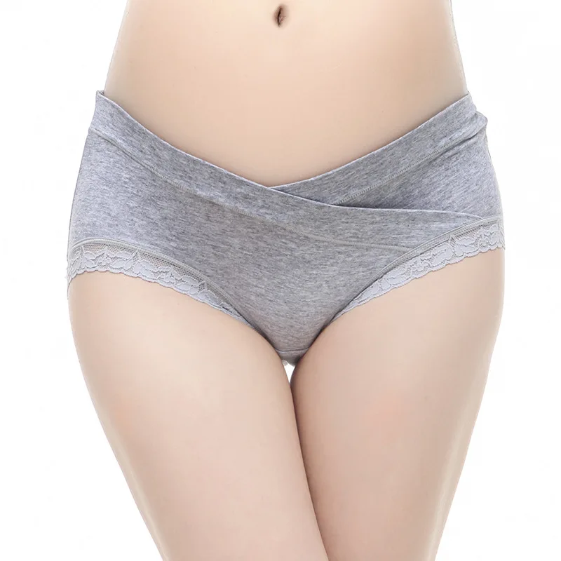 

Factory wholesale hot selling Low Rise Waist Panties Elastne Seamless Underwear for Pregnant Women