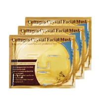 

Skin Care Face Sleep Mask Crystal Golden Powder Collagen Face Mask for Moisturizing Firming Whitening Purifying Peel Off Mask