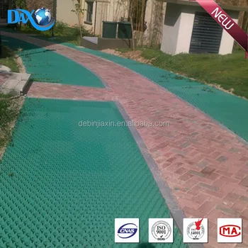 Hdpe Hierba De Pavimentación De La Red De Plástico Para Jardín Césped