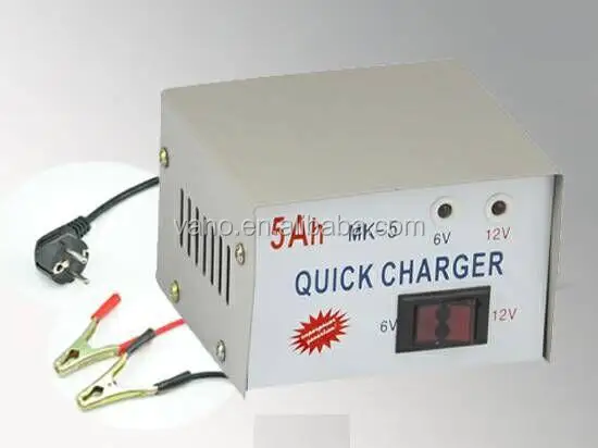High performance 6v 12v motorcycle charger quick battery charger