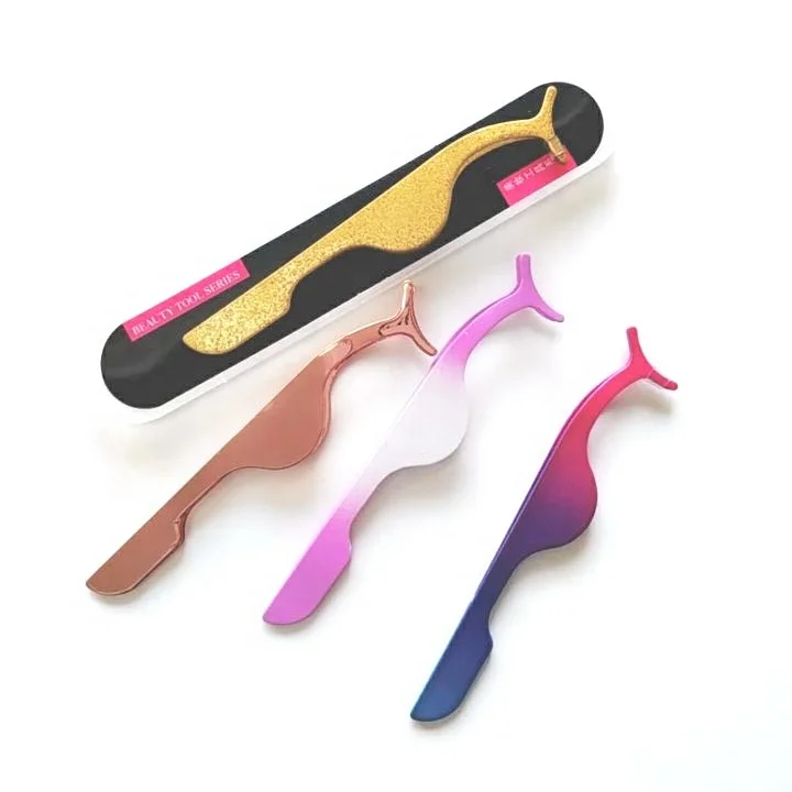 

eyelash extension volume long tweezers with private logo, Customized