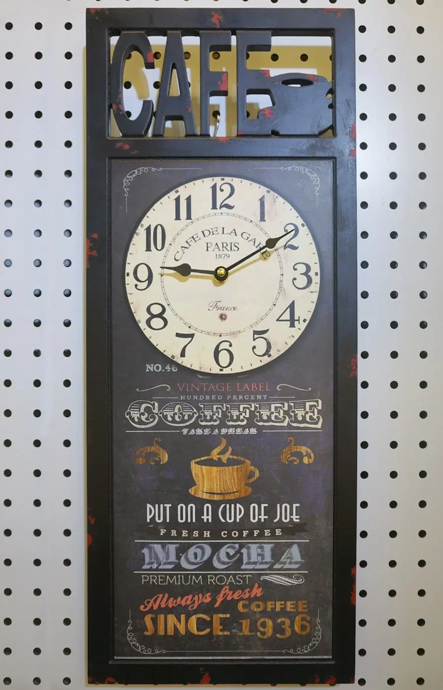 Buy Cafe Themed Wall Clock