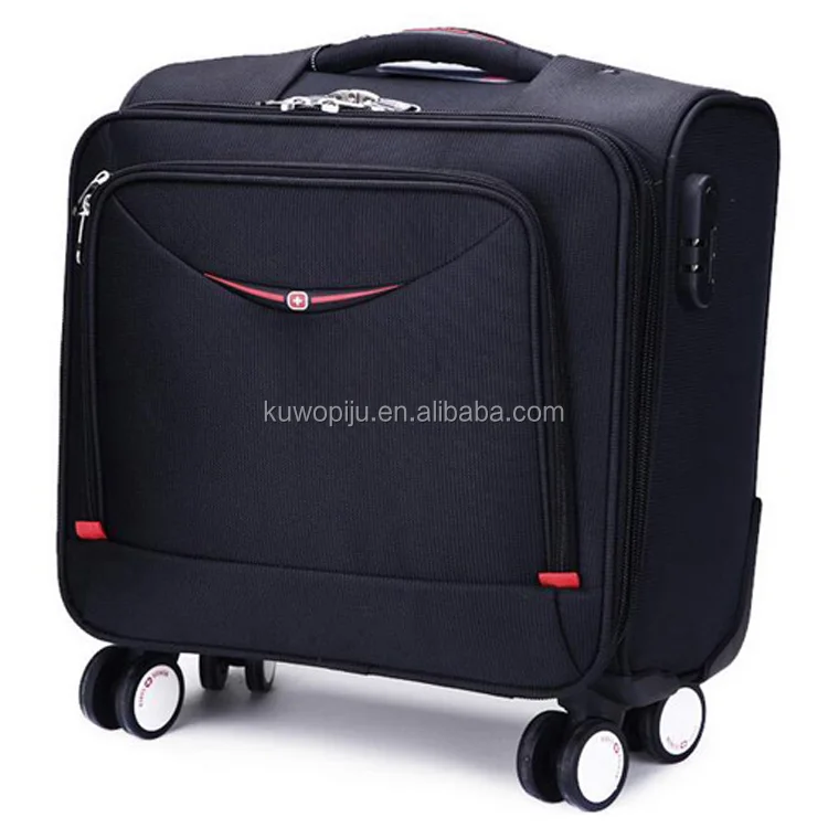 swiss black suitcase