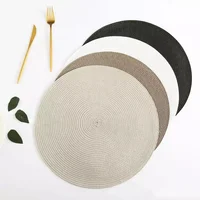 

Wholesale crochet round pp placemat for wedding home dinner table use