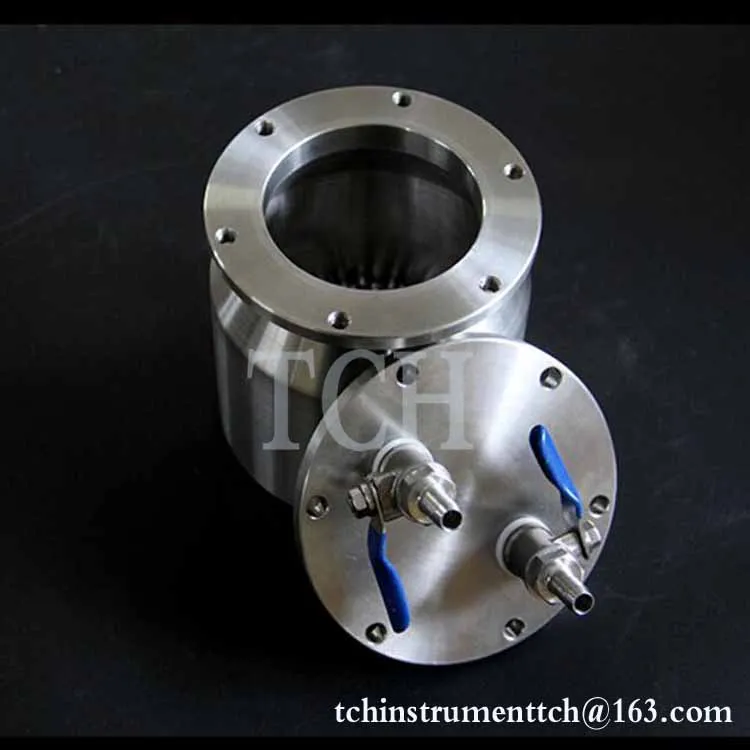 Stainless Steel Vacuum Ball Mill Jar For Inert Gas Grinding In Labs