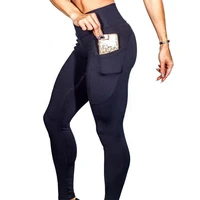 

Custom High Waisted Workout Fitness Women Yoga Leggings With Pocket Quick Drying Sport Gym Yoga Pants