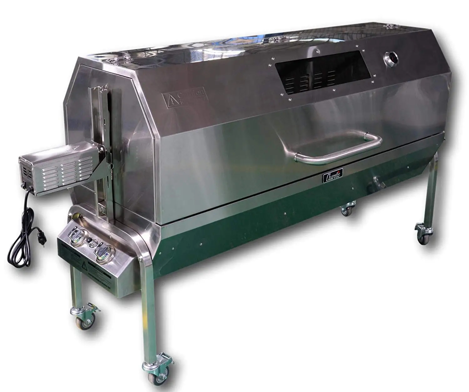 small charcoal spit roaster