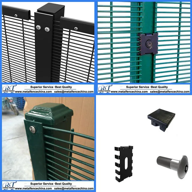 Cheap Galvanized Anti Climb Metal 3 Wave Bends 358 Security Wire Mesh Fence With Barbed Wire.jpg