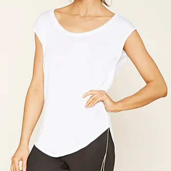 womens white workout tank top