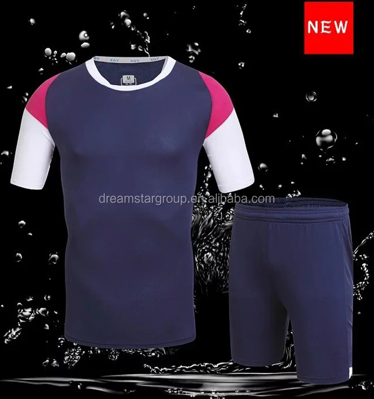 

China YiWu Exported Soccer Jersey,Navy blue Training Jersey