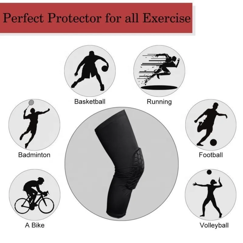 
Knee Brace Support Pain Relieve Basketball Leg Sleeve 