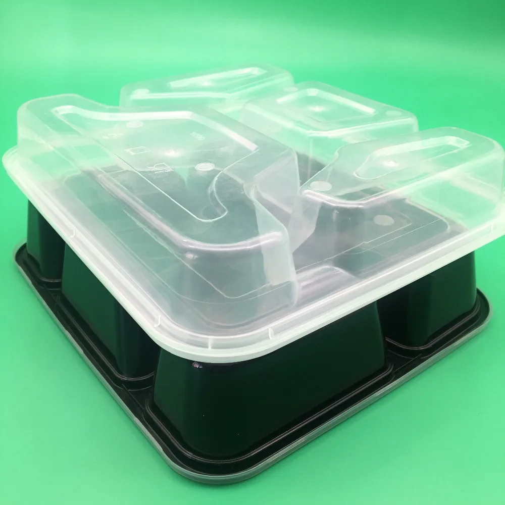 Products Supply Plastic Disposable Multi Compartment Takeaway Food