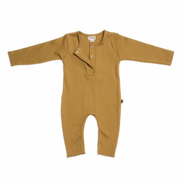 

Owligbaby 2019 New Autumn solid Long Sleeve Baby Romper 186TP0630