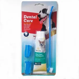 Image of Factory wholesale Pet Cleaning suit,dog toothpaste and toothbrush suit dental care