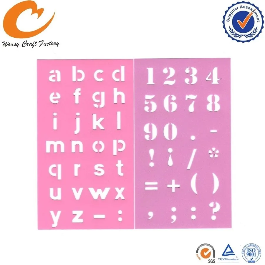 Letter Stencils Stencil Set Alphabet Stencil Buy Plastic Letter