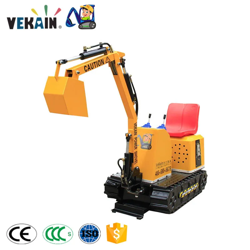 

New design Mini electric riding machines amusement park kids mini excavator for children