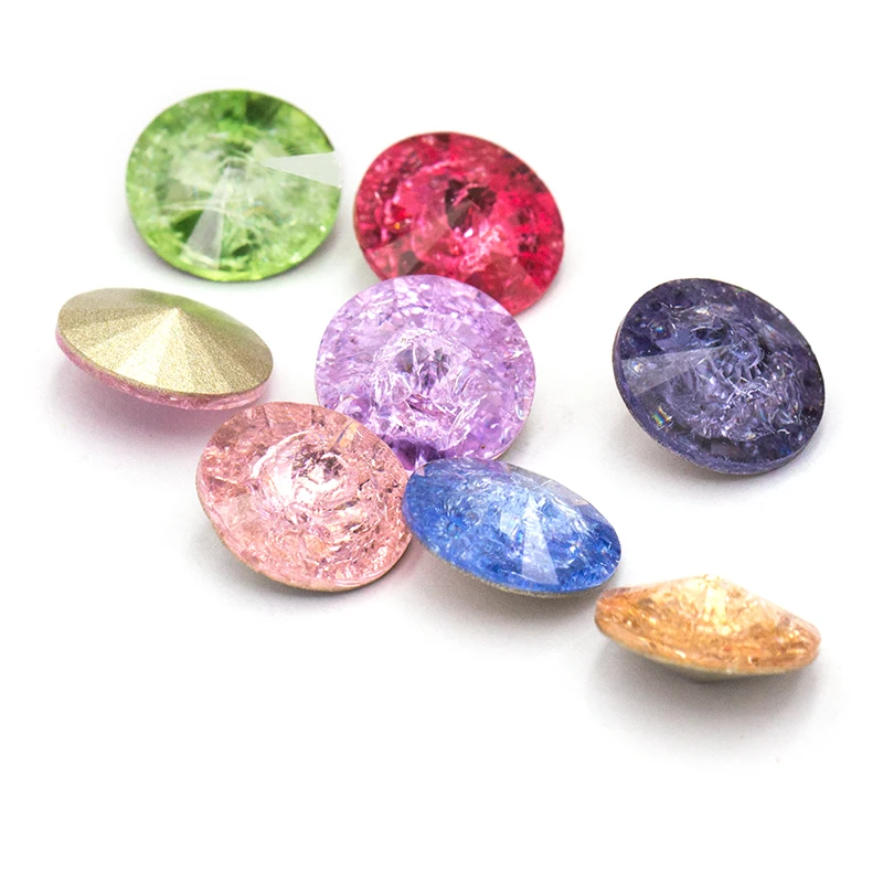 

2019 IC Series Color Rivoli Point Back Fancy Stones Glass Rhinestones for Handmade Craft, Crystal ic